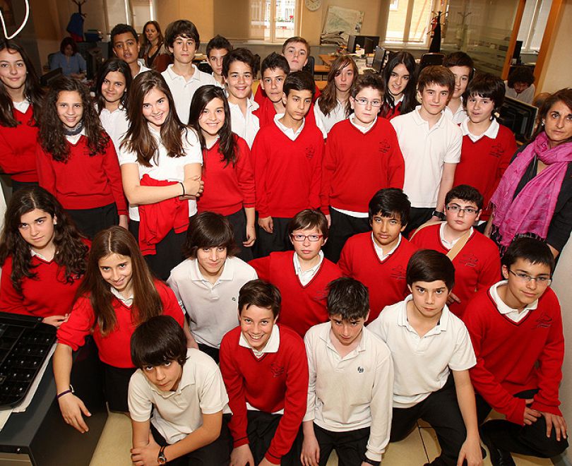 Alumnos de 1� B de la Eso de Maristas